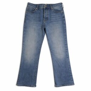 MOTHER The Tripper Ankle Jeans – Women's 32 Blue High Rise Button‎ Fly